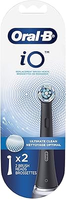 Têtes de brosse de rechange oral b io ultimate clean, noires, paquet