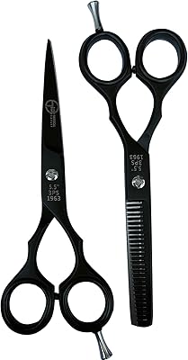 Ensemble de ciseaux de coiffure professionnels 3 pro surgal de 5,5 pouces, ciseaux