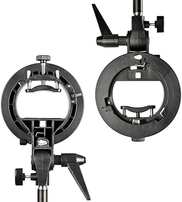 Support de montage en forme de s iwinner bowens pour réflecteur de parapluie