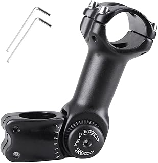 Tige de vélo de montagne réglable à 60 degrés, tige de vélo ronde