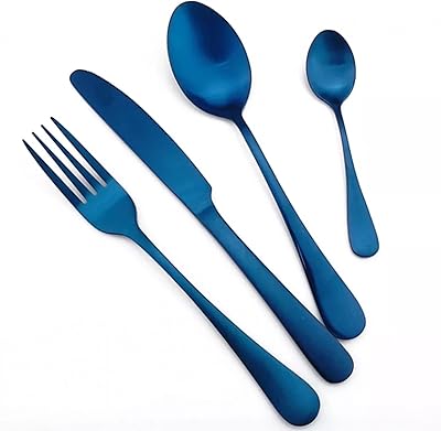 Service de couverts en acier inoxydable, service de table, service de table, couteaux
