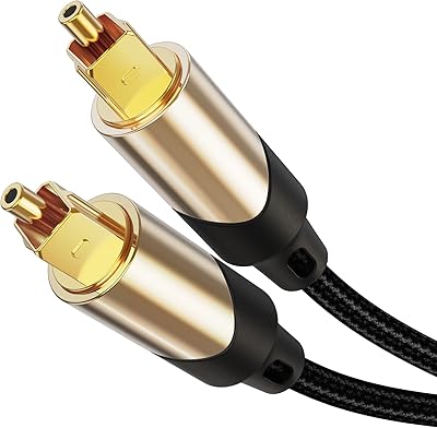 Cable creation câble audio optique numérique spdif toslink mâle vers toslink, 15 pieds