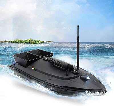 Bateau-appât de pêche télécommandé de 500 m, bateau étanche de 1,5 kg