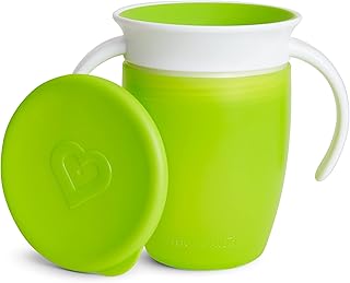 Tasse munchkin miracle trainer avec couvercle, paquet de 1 7oz/207ml - vert