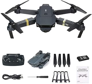 Drone e58 emachine jy019 avec caméra hd 2mp diffusion en direct 720p quadricoptère