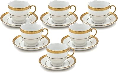 Tasses à thé et soucoupes, lot de 12 pièces, 180 ml – Photo produit Dakar Sénégal – Livraison rapide Tasses à thé et soucoupes, lot de 12 pièces, 180 ml. Diaytar : Quand qualité rime avec économie