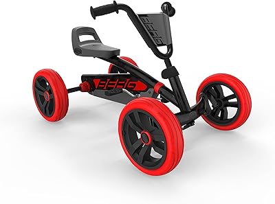 Jouet de voiture à pédale berg, rouge/noir | jouet à pédale pour garçons