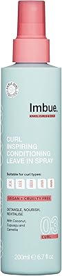 Spray hydratant inspirant embio curl compatible avec les filles végétaliennes et bouclées