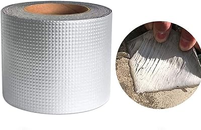 Ruban adhésif imperméable en feuille d'aluminium womdi (5 cm x 5 m)