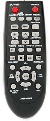 Télécommande de remplacement allimity ah59-02547b pour samsung hw-f450/za hw-f450 ps-wf450 ah68-02644d-00 hwf450za hwf450