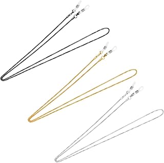 3 pièces chaînes de lunettes de soleil sangle de cou sangle de support