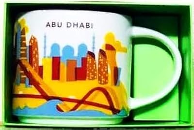 Tasse à café imprimée starbucks "you are here abu dhabi" (414 ml)