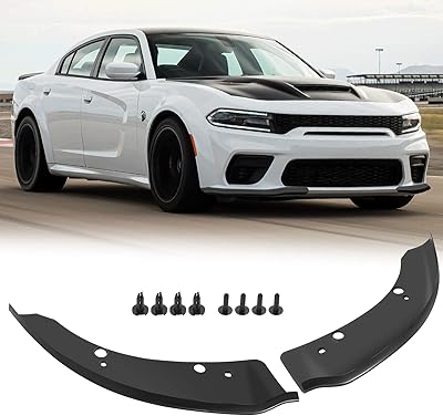 Lèvre de pare-chocs avant temson compatible avec dodge charger hellcat squat pack srt