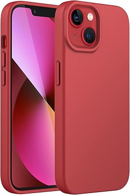 Coque en silicone jetech compatible avec iphone 13 6,1 pouces, coque de protection