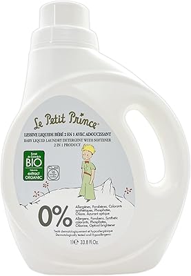 Le petit prince lessive nouveau-né et adoucissant 2 en 1 pour vêtements