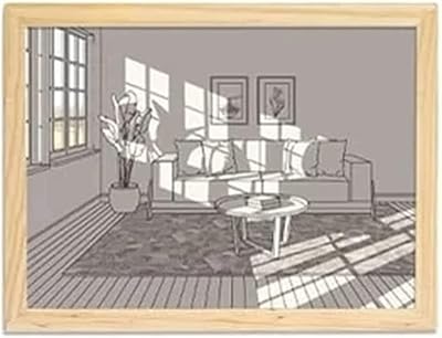 Peinture d'art led lumineuse, cadre d'art mural avec lumière et ombre, applique murale moderne réglable par usb 3 couleurs avec fond de peinture décorative (a, l). Diaytar Sénégal : Qualité garantie, prix imbattables, livraison rapide