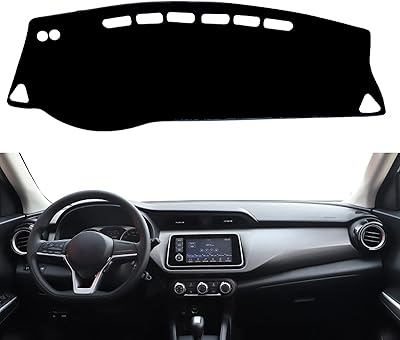 Couverture de tableau de bord de voiture, pour nissan kicks 2016-2021 lhd rhd