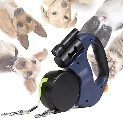 Laisse rétractable pour chien arabe, laisse de marche réfléchissante à double tête, laisses