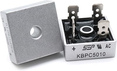 5 pièces kbpc5010 50a 1000v pont pleine onde redresseur monophasé ac à dc