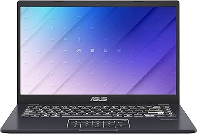 Ordinateur portable asus e410ma avec écran hd 14 pouces intel celeron n4020-4 go