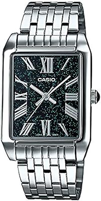 Casio standard pour hommes - montre analogique avec bracelet en acier inoxydable