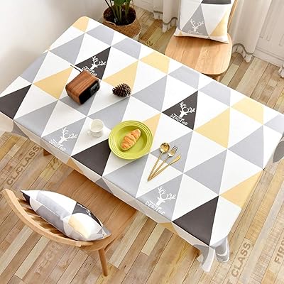 Nappe kihlens imperméable en pvc résistante à l'huile, sans plis, anti-poussière, rectangulaire, 55