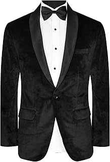 Blazer en velours pour hommes à manches longues et coupe régulière, manteau