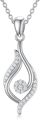 Rick collier en argent sterling pour femmes or blanc diamant naturel colliers infini pour femmes s925 diamant bijoux cadeaux pour femmes 18 + 2 pouces. Plus de choix, moins de dépenses avec Diaytar