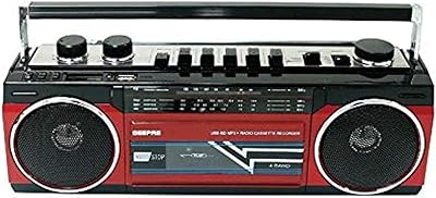 Lecteur de cassettes portable geepas gcr13011
