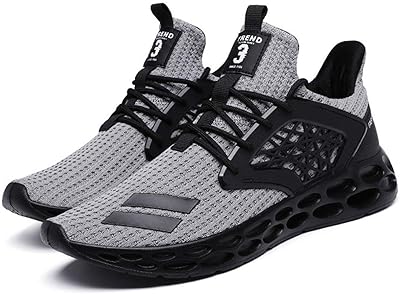 Baskets respirantes en polyuréthane pour hommes, chaussures de sport légères en maille respirante