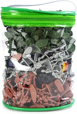 Un ensemble de 300 mini figurines militaires en plastique pour hommes de l'armée