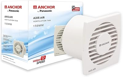 Panasonic axis air anchor - ventilateur de ventilation en plastique de 150 mm