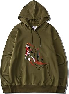 Pulls pour hommes sweats à capuche hip hop brodés rétro