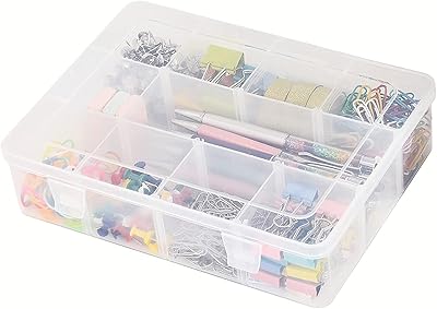 Royal apex récipient de rangement en plastique pvc à 12 grilles boîte perles