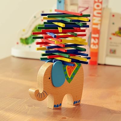 Jeu de puzzle à empiler en bois mother ana, jouets à empiler
