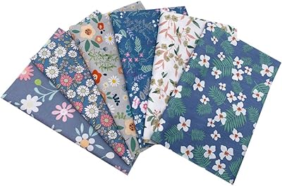 30 pièces de tissu uni en coton matelassé avec motif animal de dessin