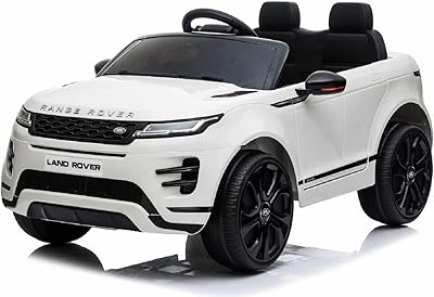 Dorsa jeep range rover evoque 12 v à piles 4 roues