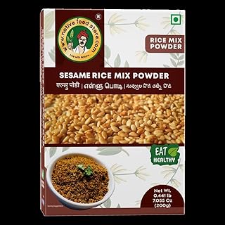 Poudre de mélange de sésame/riz ellu de native food store, 100 % naturelle