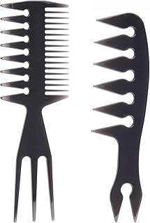 Ensemble de peignes de coiffure, 2 pièces, peigne de coiffure professionnel, salon