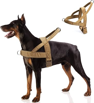 Harnais pour chien, harnais réfléchissant réglable pour chiens de taille moyenne et grande