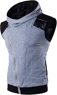 Hrtlss gilet homme vêtements hommes sweats à capuche gilet sans manches homme sweat