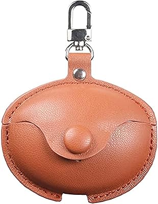 Étui en cuir pour huawei free buds 4i, design en cuir véritable, étuis