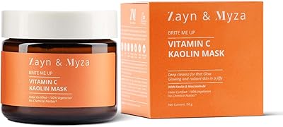 Masque au kaolin zm zain & maiza avec vitamine c - hydrate, nourrit