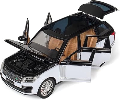 Voiture range rover en alliage moulé sous pression, modèle de voiture de collection pour adultes et enfants, modèle de voiture moulé sous pression 1:24 pour cadeau, bureau et collection (noir et blanc) – Photo produit Dakar Sénégal – Livraison rapide Voiture range rover en alliage moulé sous pression, modèle de voiture de collection pour adultes et enfants, modèle de voiture moulé sous pression 1:24 pour cadeau, bureau et collection (noir et blanc). Diaytar Sénégal : Votre destination e-commerce pour des produits de qualité à prix discount