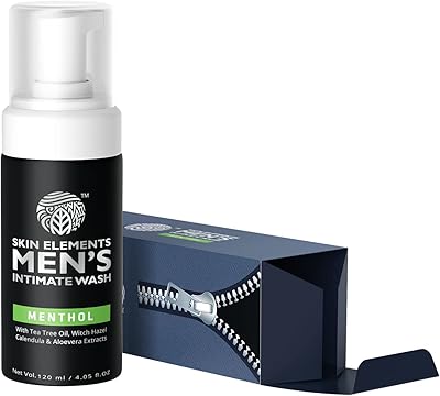 Skin elements nettoyant pour balles pour hommes avec nettoyant moussant pour parties intimes