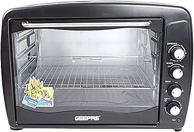 Four électrique geepas go4402n avec convection et grill, capacité de 75 litres