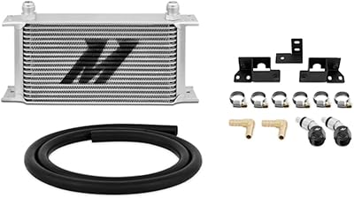 Refroidisseur de transmission mishimoto mmtc-wra-07 compatible avec jeep wrangler jk 2007-2017 argent