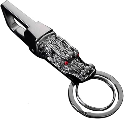 Porte-clés en métal pour hommes et femmes avec motif œil de diamant, porte-clés