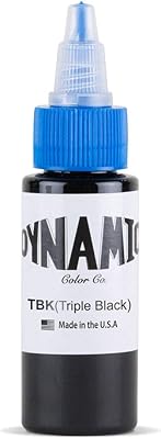 Encre de tatouage dynamic lining and shading triple black - 1 oz