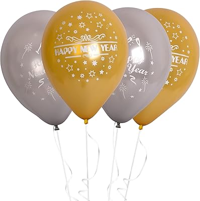 Ballons à hélium art 10 pouces gris doré, ballons à hélium de bonne